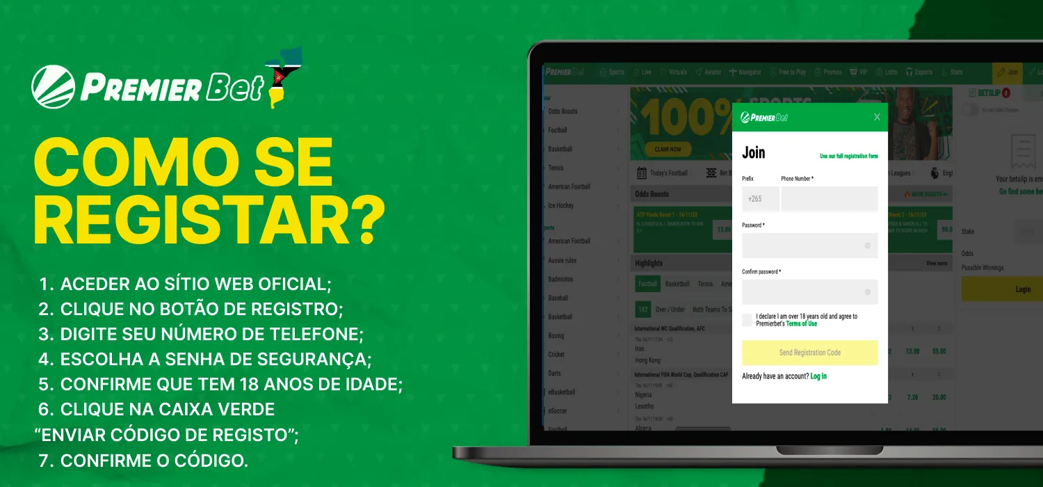 como se registar