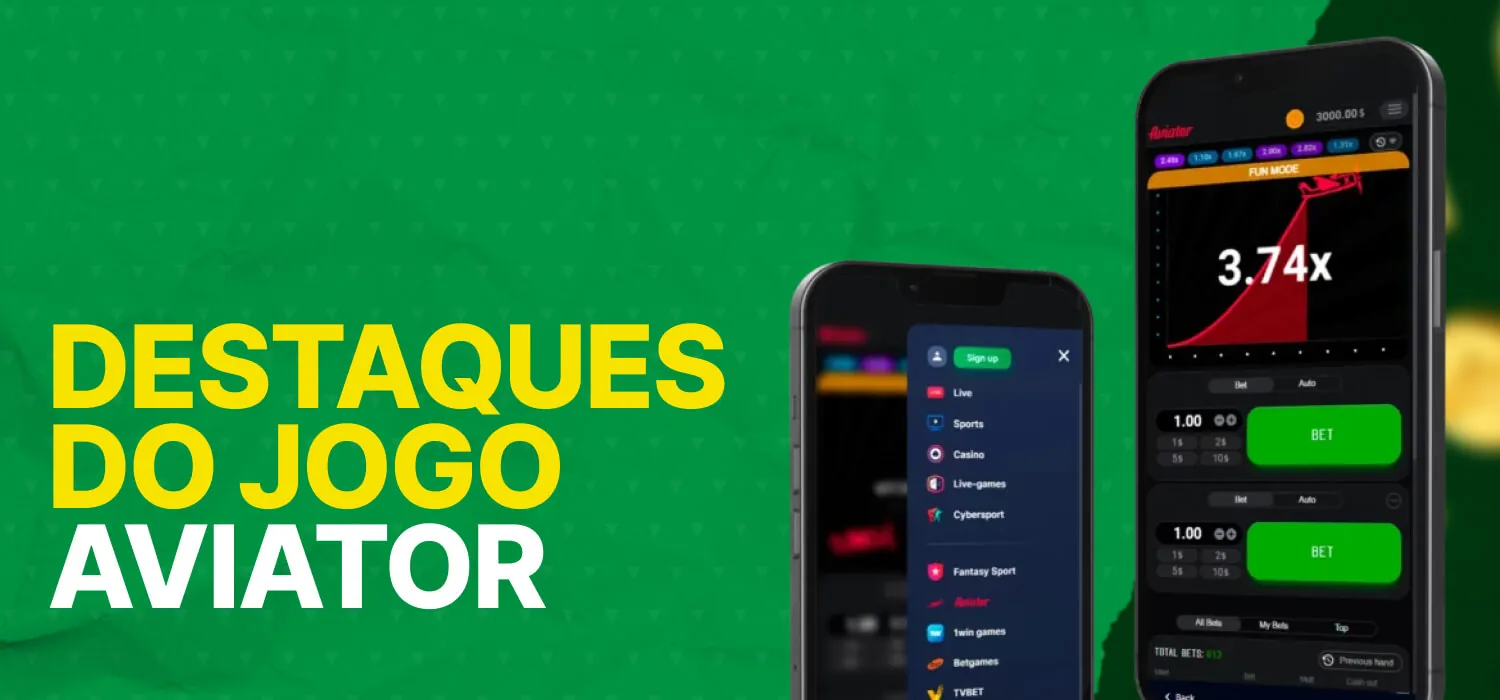 destaques do jogo aviator
